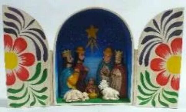 Crèche Retable Flora