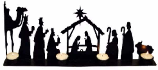 Crèche bougeoir Nero