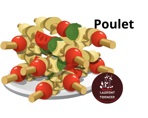 Brochette de Poulet environ 200 gr 