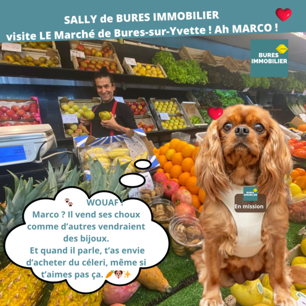 Marco le boss du marché de Bures